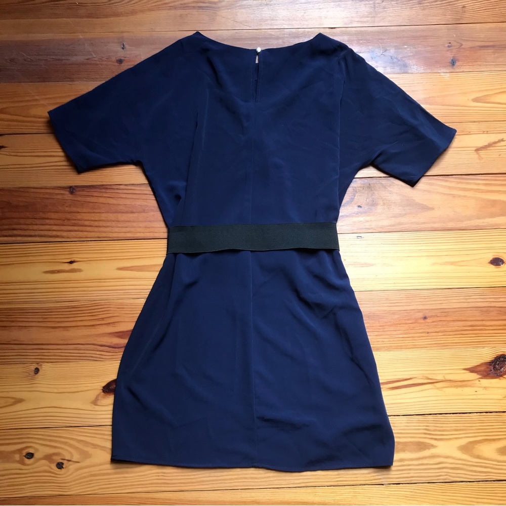 Spense Navy Sheath Tunic Dress with Metal Details, EUC, 14 - Picture 12 of 14